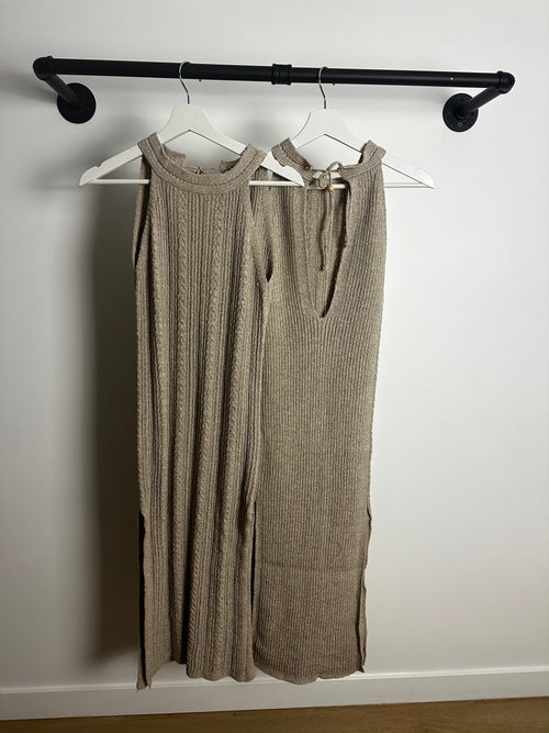 Arya dress taupe