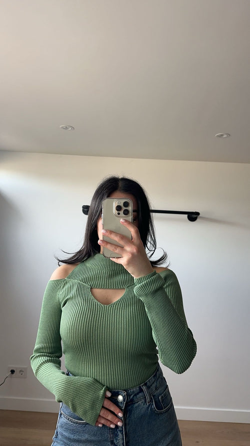 Miray top green